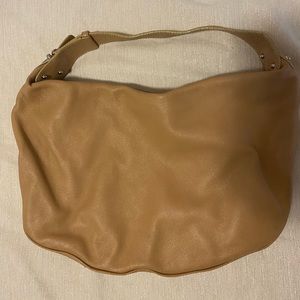 MARC JACOBS TAN LEATHER HOBO BAG